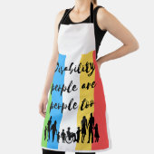 Menschen mit Behinderungen sind zu viele Menschen Schürze (InSitu)