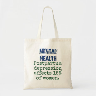 Menschen mit Depression haben 40 % - Mental Tragetasche