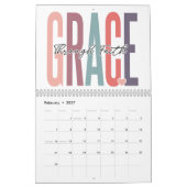 Menschen mit gutem Glauben inspirierende Motivatio Kalender (Feb 2027)