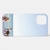 Menschen mit weißem Sand am Strand Case-Mate iPhone Hülle (Rückseite (Horizontal))