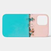 Menschen neben Billardbildern Case-Mate iPhone Hülle (Rückseite (Horizontal))