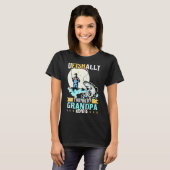 Menschen offiziell bester Opa jemals Fischen Angle T-Shirt (Vorne ganz)