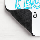 Menschen ohne großen Ventilator Mousepad (Ecke)