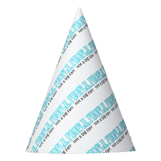 Menschen ohne großen Ventilator Partyhütchen (Vorderseite)