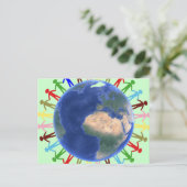 Menschen Postkarte (Stehend Vorderseite)