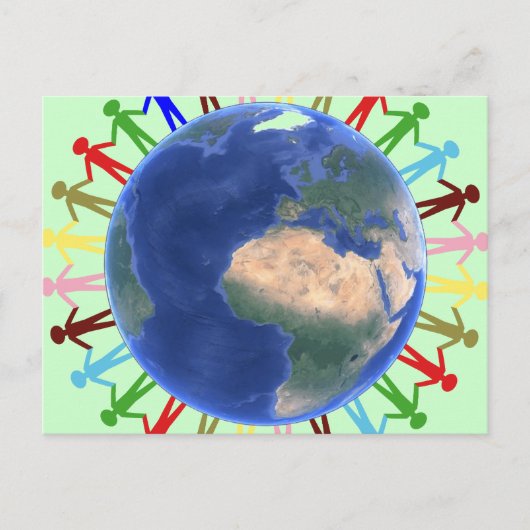 Menschen Postkarte (Vorderseite)