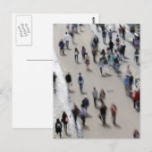 Menschen Postkarte (Vorne/Hinten)