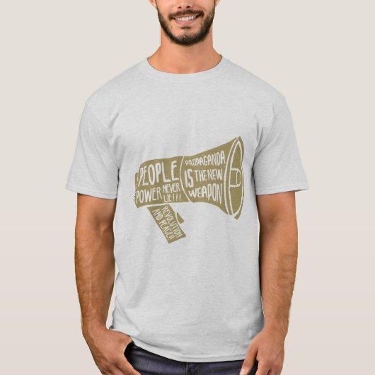 Menschen Power Lie T - Shirt (Vorderseite)