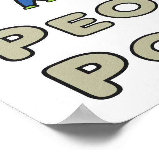 Menschen Power Poster (Ecke)