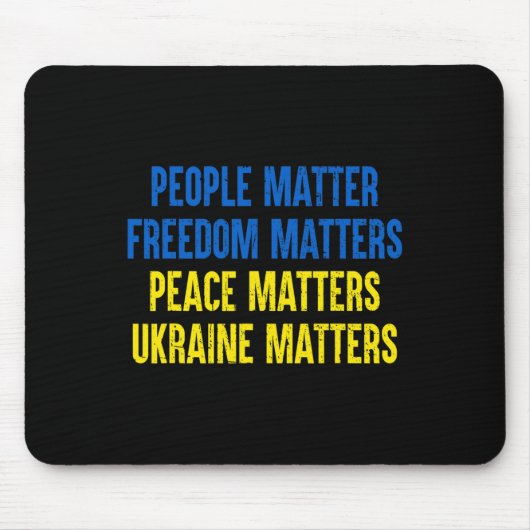 Menschen Problem Freiheit Probleme Friedensproblem Mousepad (Vorne)
