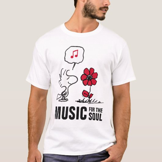 MENSCHEN| Rotes und schwarzes Muster T-Shirt (Vorderseite)