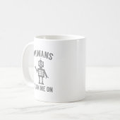 Menschen schalten mich an kaffeetasse (Vorderseite Links)
