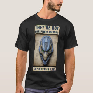 Menschen sind kein echtes UFO Alien Vintag Tee Shi
