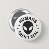 Menschen sind nicht real button (Vorne & Hinten)