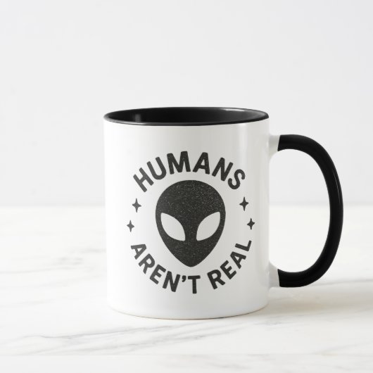 Menschen sind nicht real tasse (Rechts)