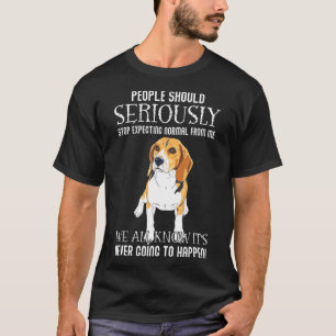 Menschen sollten aufhören, normale Beagle-Männer-F T-Shirt