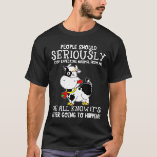 Menschen sollten ernsthaft Kühe Frauens T-Shirt