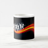 Menschen tanzen Silhouette Tasse (Mittel)