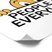 Menschen überall poster (Ecke)