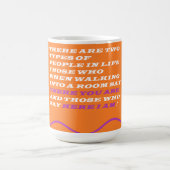 Menschen und Arten von Weisheitsbotschaften Kaffeetasse (Mittel)