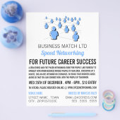 Menschen verbinden, beschleunigen die Netzwerkwerb Flyer (Einzeln)