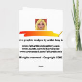 Menschen verbringen ein Leben auf der Suche nach G Karte (Rückseite)