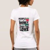 Menschen verdienen Geld, aber sie können keine Lie T-Shirt (Rückseite)