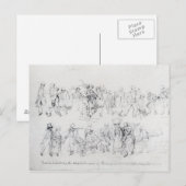 Menschen verschiedener Beruf Postkarte (Vorne/Hinten)