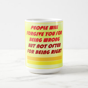 Menschen verzeihen glückliche Gefühle spirituell Kaffeetasse