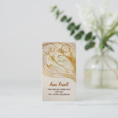 Menschen-Visitenkarte Visitenkarte (Stehend Vorderseite)