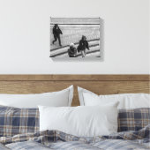 Menschen wandern Stadtleben Leinwanddruck (Insitu (Schlafzimmer))