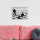 Menschen wandern Stadtleben Leinwanddruck (Insitu (Wohnzimmer))