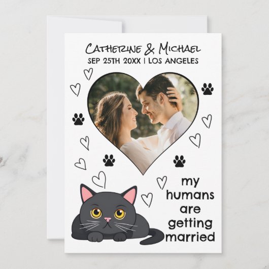 Menschen werden verheiratet Katzenjammer Mama Vate Save The Date (Vorderseite)