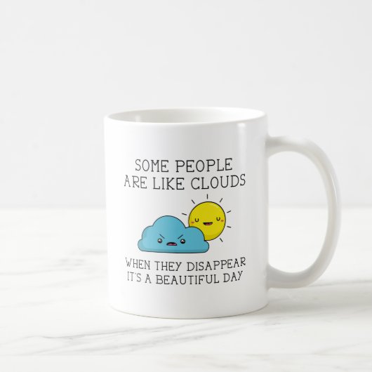 Menschen Wolken Kaffeetasse (Rechts)