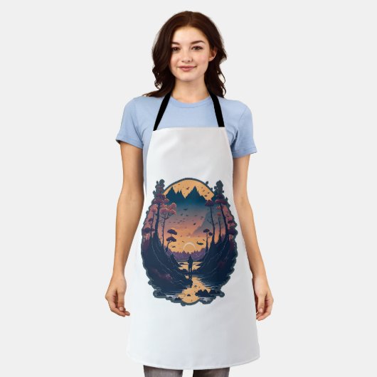 Menschenangeln Schürze (Getragen)