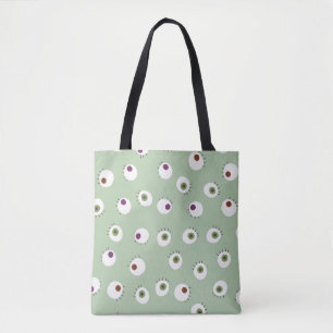 Menschenaugen Halloween Cartoon Tasche