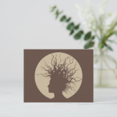 Menschenbaum Postkarte (Stehend Vorderseite)