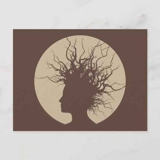 Menschenbaum Postkarte (Vorderseite)