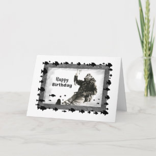 Menscheneisfischerei, Geburtstag Karte