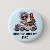 Menschenfahren Button (Vorderseite)