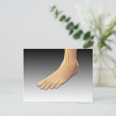 Menschenfett mit Nervensystem 2 Postkarte (Stehend Vorderseite)