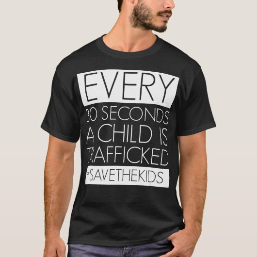 Menschenhandel mit Kindern Rette die Kinder  T-Shirt (Vorderseite)