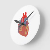 MENSCHENHERZ RUNDE WANDUHR (Winkel)