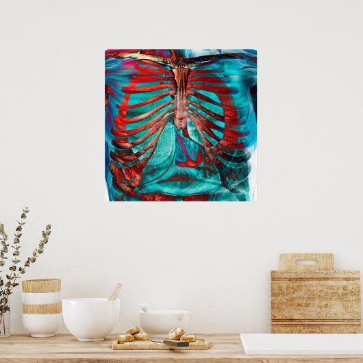 Menschenkasse Poster (Küche)