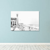 Menschenmenge 2 leinwanddruck (Insitu (Holzboden))