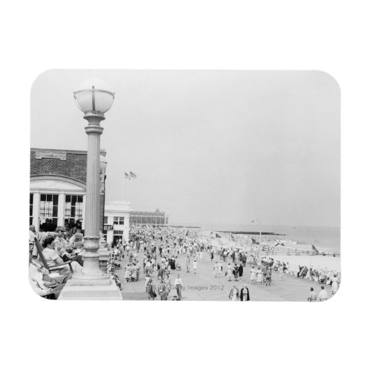 Menschenmenge 2 magnet (Horizontal)