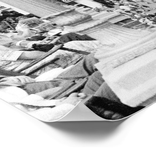 Menschenmenge 2 poster (Ecke)