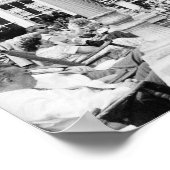 Menschenmenge 2 poster (Ecke)