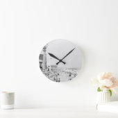 Menschenmenge 2 runde wanduhr (Zuhause)