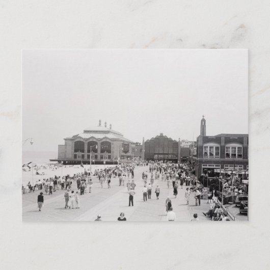 Menschenmenge Postkarte (Vorderseite)